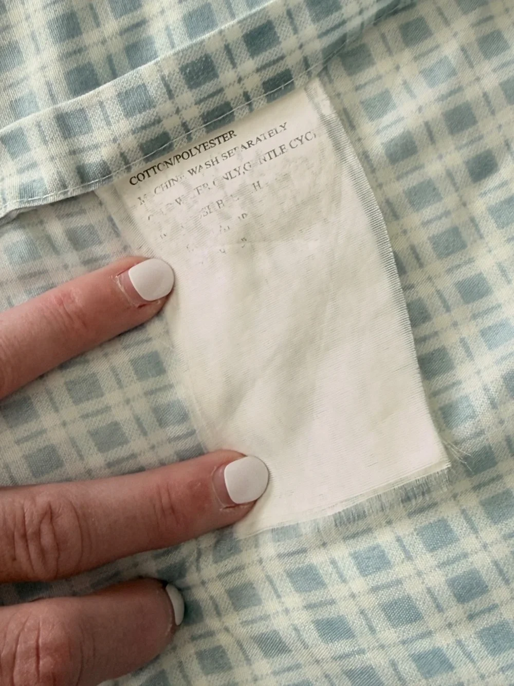 Blue White Quilt Set